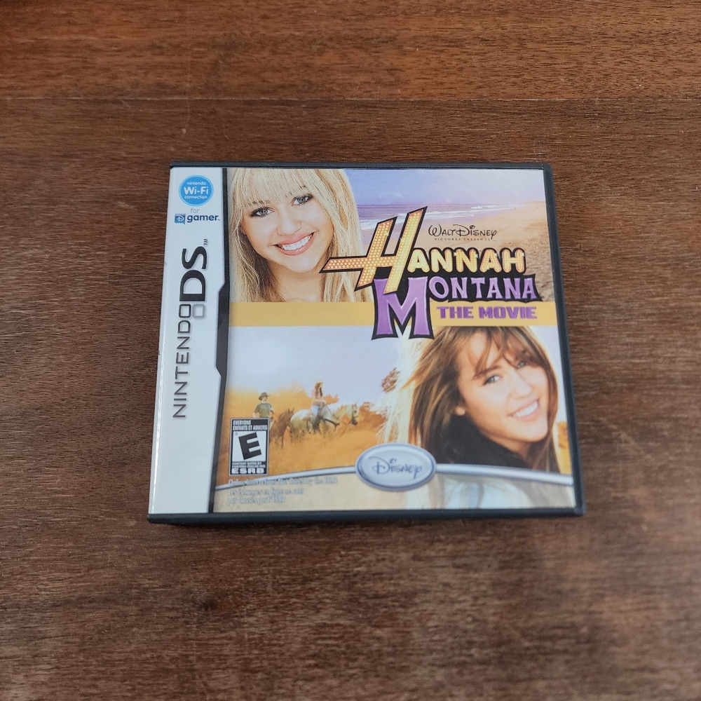 Nintendo DS Hannah Montana The Movie Game CIB